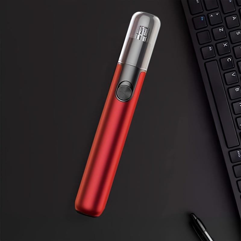 Hliníkový USB zastřihovač chloupků v nose, bezbolestný zastřihovač obočí a zastřihovač chloupků na obličeji, vhodný pro osoby starší 14 let,