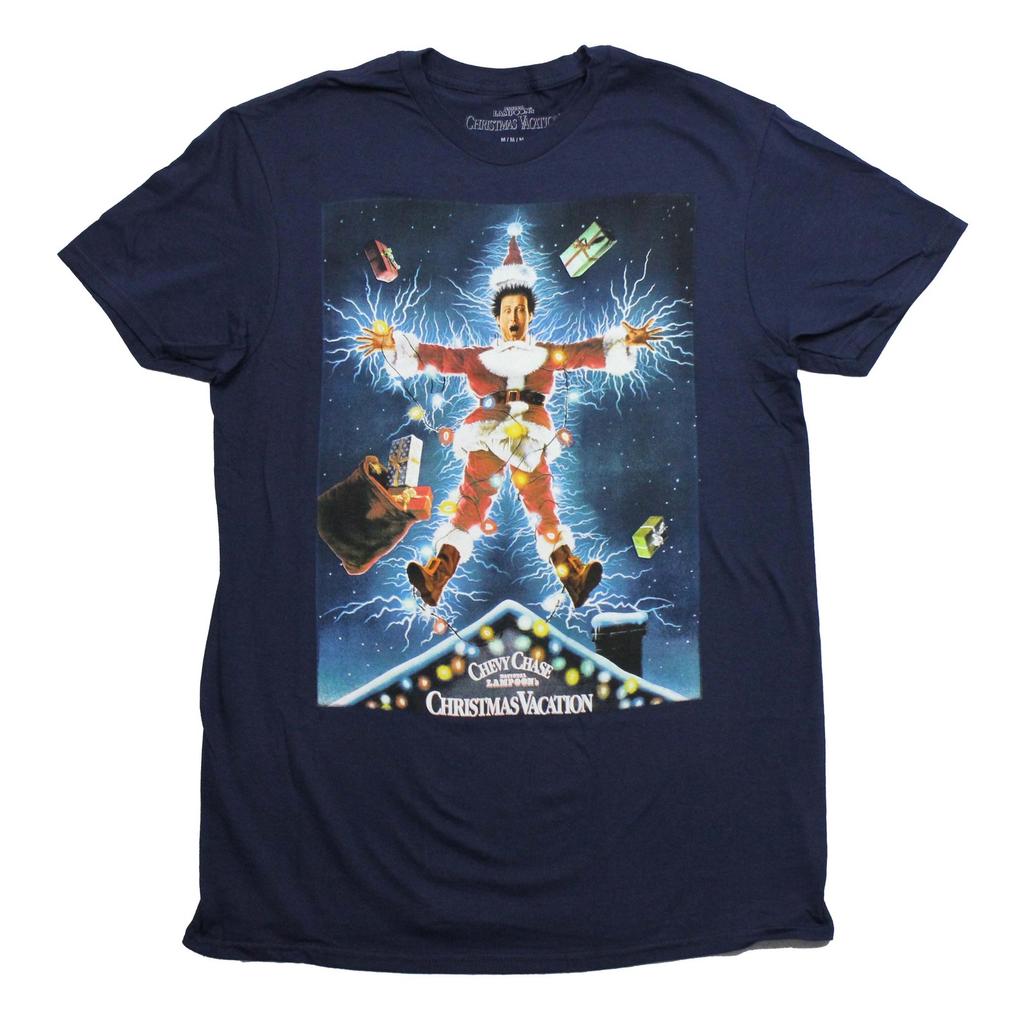 National Lampoon's Christmas Vacation New Adult T-Shirt - Electrified Clark