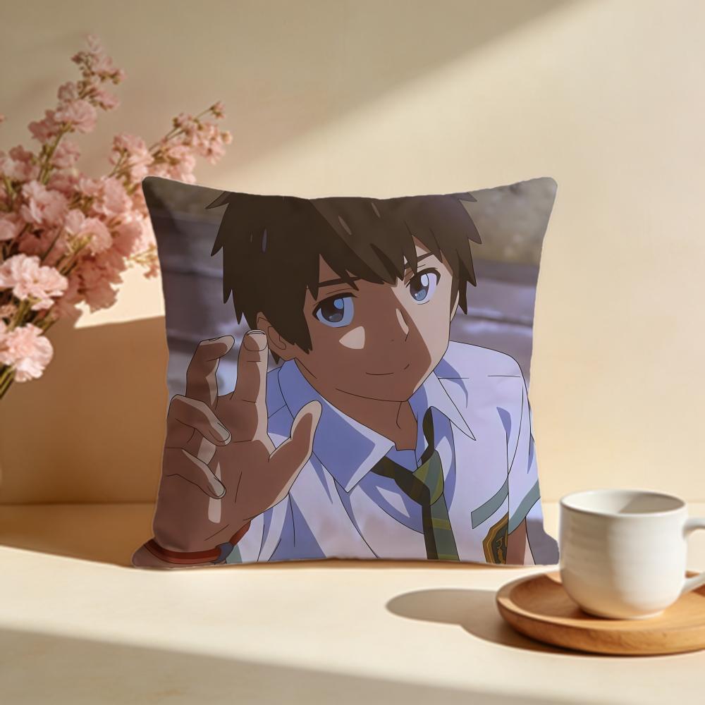 Trendy YYour Nameful Cushion Cover Stylish Washable Pillow Cover Ideal for Couch Bedroom Car Decoration
