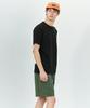 BASIC HOUSE 20-Count Cotton Regular Fit Short Sleeve T-Shirt Black Lats0115 (B Type)