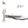 Outdoor Camping Ground Hammer Starter Aluminum Alloy Handle Multifunctional Tool Hammer with Flat Shovel Head for Tent and Canop