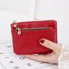 Women Mini Change Purses Leather Coin Purse Zipper Pouch Card Holder Wallet Kids Coin Pocket Wallets Key Chain Holder