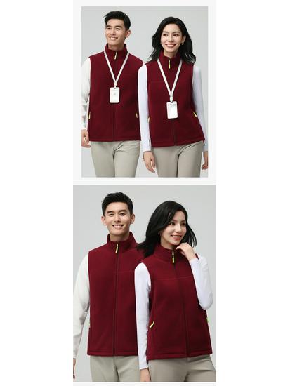 DJI Custom Logo Polar Fleece Vest - Winter Corporate Team Workwear Vest