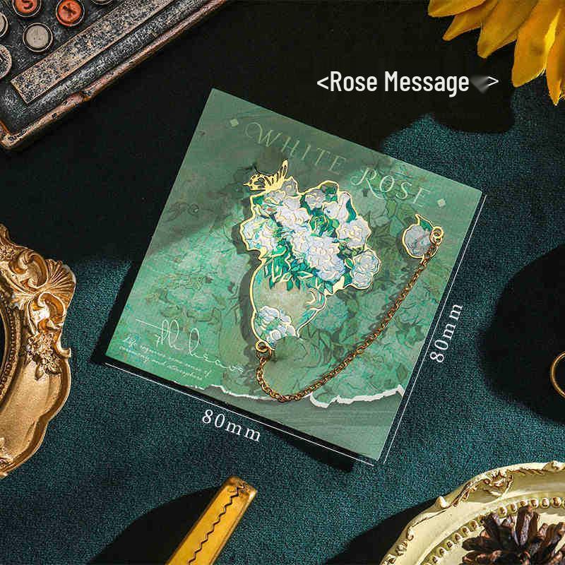 Van Gogh Ölgemälde Metall Lesezeichen - Klassischer Souvenir Clip Geschenk