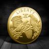 Souvenir Coin American Eagle of Liberty Commemorative Coin Double Eagle Lucky Gold Silver Coin Commemorative Medal
