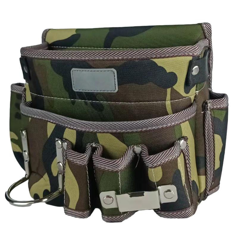 

1Pcs Hardware Tool Bags Oxford Cloth Multifunctional Waist Bag Suitable For Woodworking Electricians Maintenance And Decoration One Size