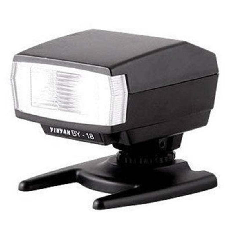 Mini Camera Flash With 2.5mm PC Sync 60° Horizontal Coverage Adjustable Mount For Auxiliary Lighting
