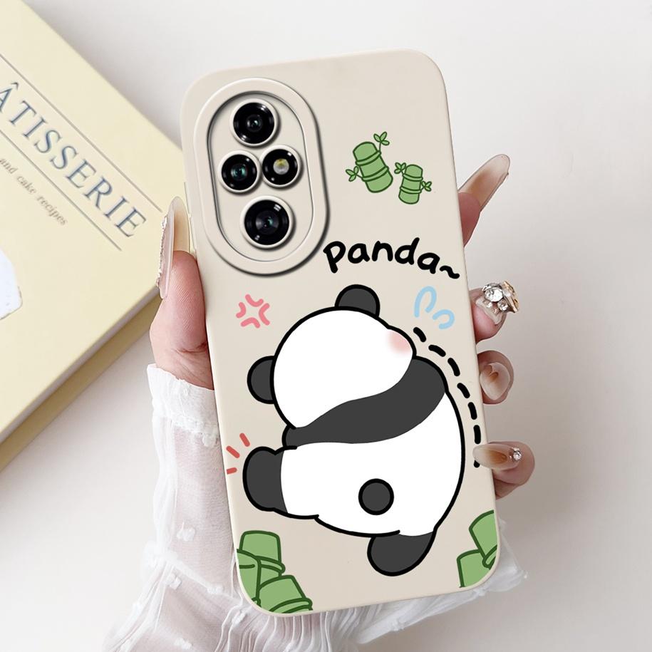 For Honor 200 Pro 5G Case ELP-AN00 Cover Cute Cartoon Panda Cat Shockproof Fundas For Honor200 Pro Bumper on Honor 200Pro Hoesje