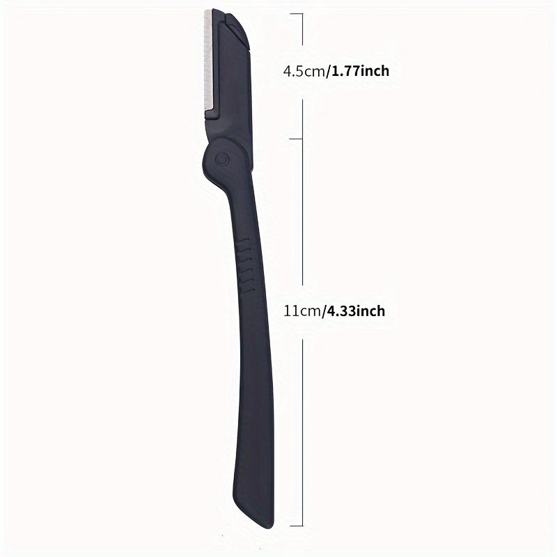 Beginner's Eyebrow Trimmer Set with Scissors, Shaver, and Tweezers - Safe, Ergonomic, and Portable