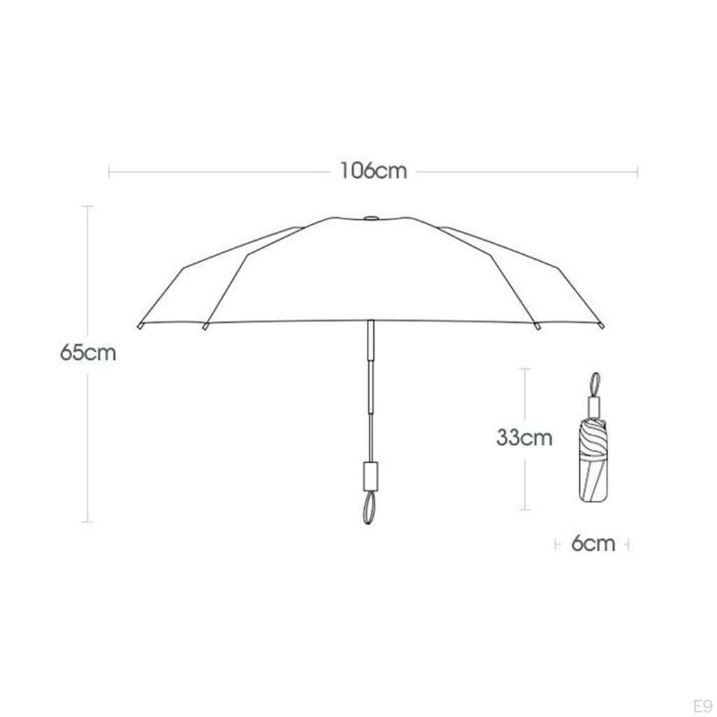 Parapluie pliant automatique portable pour voyage en plein air, plage, randonnée, hommes