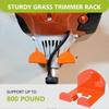Wall Mounted Weeder Eater Hanger Support Iron Lawn Mower Rack  for Garage Organizer