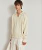 Hoite Cotton Knit Scale Polo (Butter Yellow)