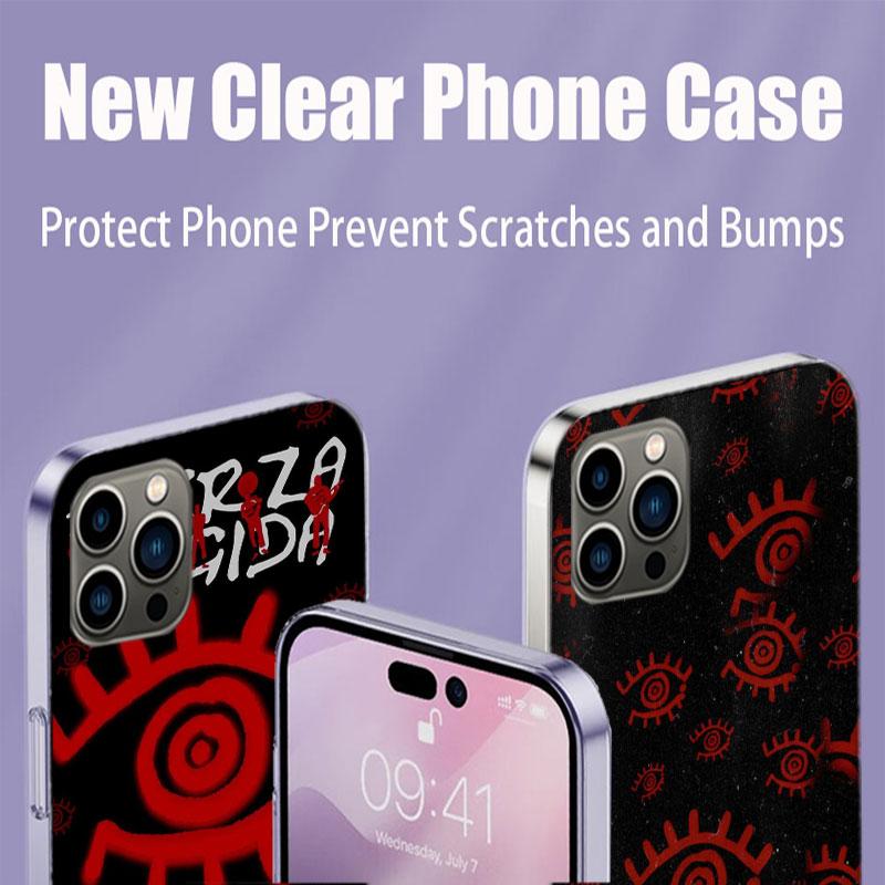 111xpantia Fuerza Regida Phone Case For Iphone 17 Air 15 Pro 14 Plus 16 Pro Max 17E 16E 12 13 Mini 11 Cover Cute Fundas
