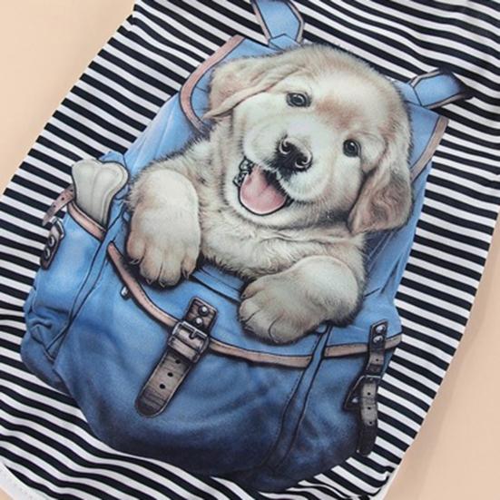 Dog Vest Loose Neck Tear-Resistant Soft Dogs Costume Polyester Puppy Shirt Clothes for Outdoor