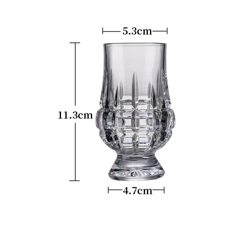MDNG Engraved European Style Whisky Glasses (Set of 2)