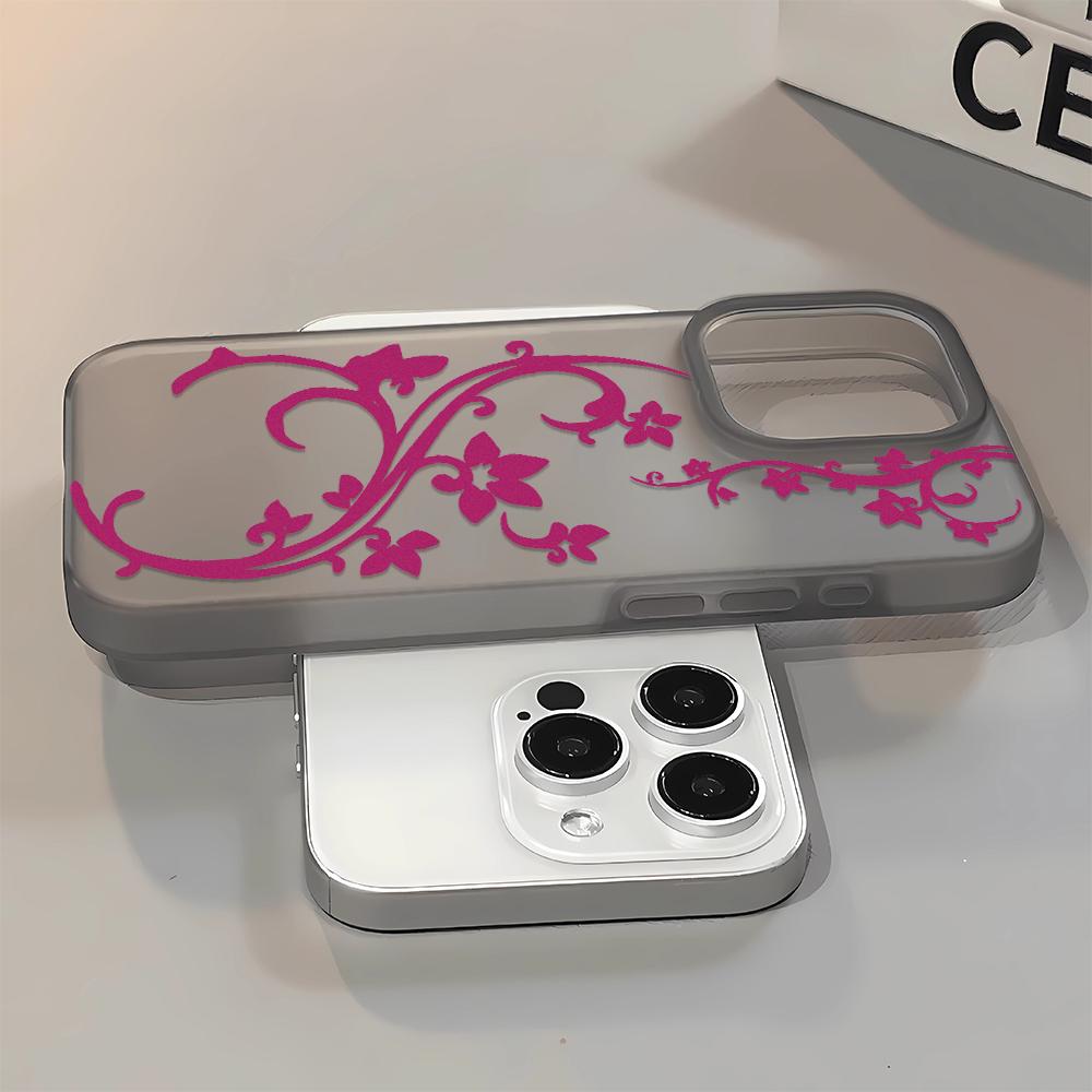 Beautiful Simple Flowers Phone Case For Iphone 17 14 11 13 12 Air 16 15 Pro Max Stylish Anti-Drop Protective Personality Funda