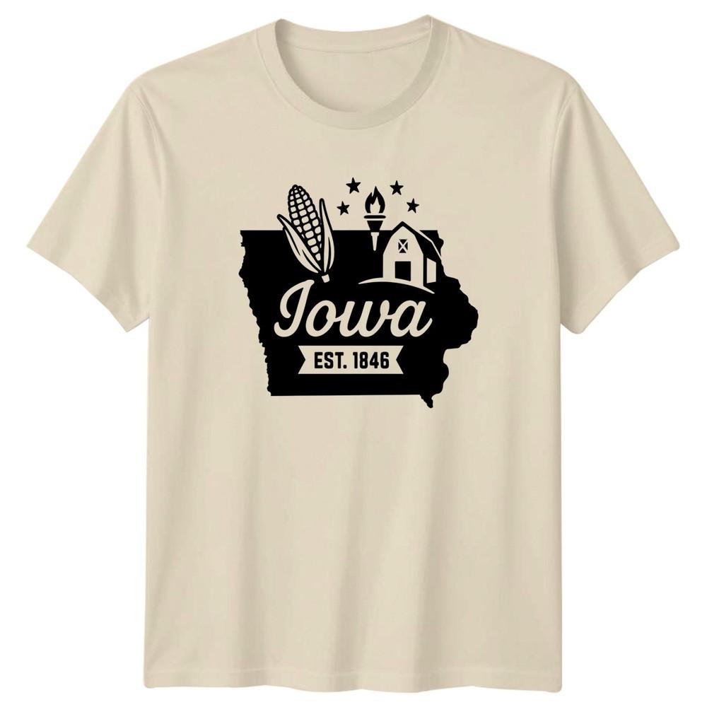Iowa Est 1846 State Pride US States Unisex Unisex Graphic Tee