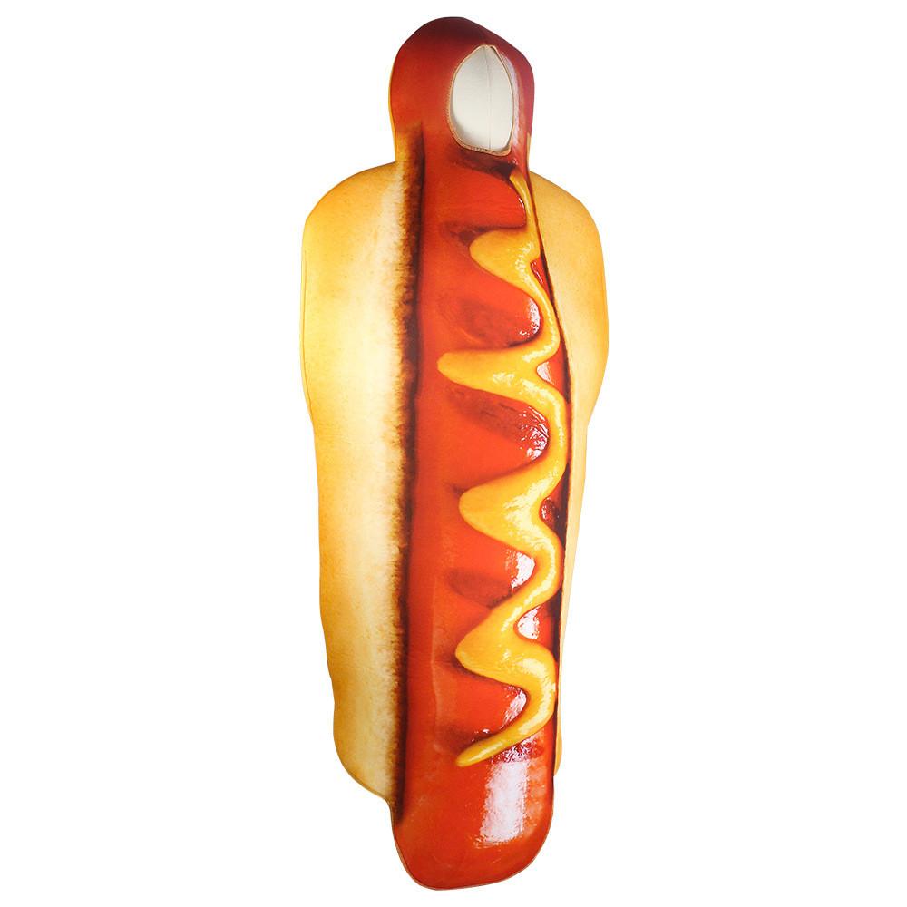 Food Theme Adult Costume Sausage Hamburger Fries Cosplay Outfit For Halloween And Party Fun