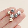 10Pcs/Pack 14K Gold Color Plated Metal Brass Irregular Shape Spacer Beads For DIY Handmade Bracelet Jewelry Making Accessories