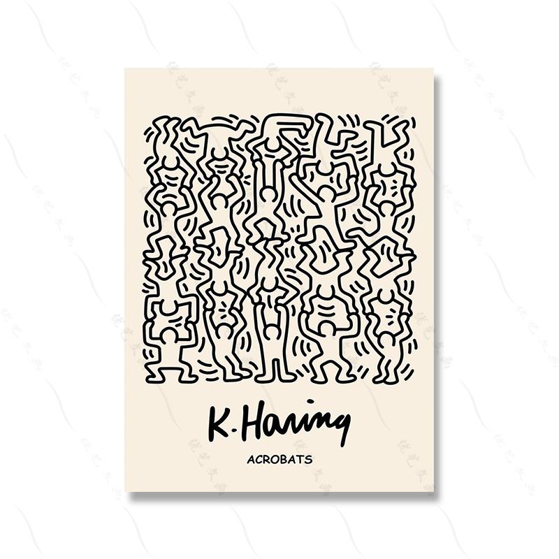 Gallery Wall Exhibition Prints Museum Poster Black White Yayoi Kusama Matisse Bauhaus Canvas Painting Retro Abstract Pictures