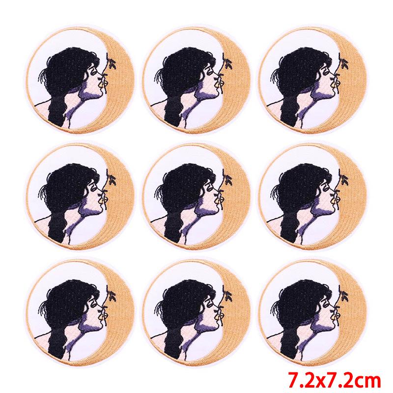 10 teile/los Großhandel Stickerei Patch Eisen Auf Patches Für Kleidung Patches Auf Kleidung Jacken Dekor Applikation Nähen Liefert