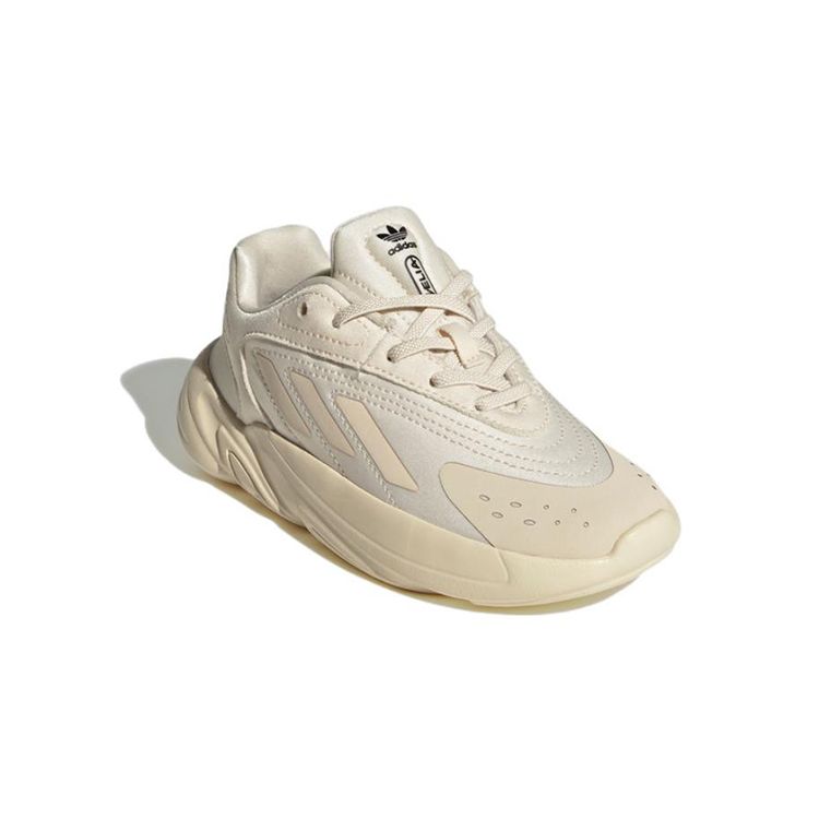 Adidas Originals Ozelia El C Low Top Durable Casual Shoes Kids Sneakers Beige GW7213