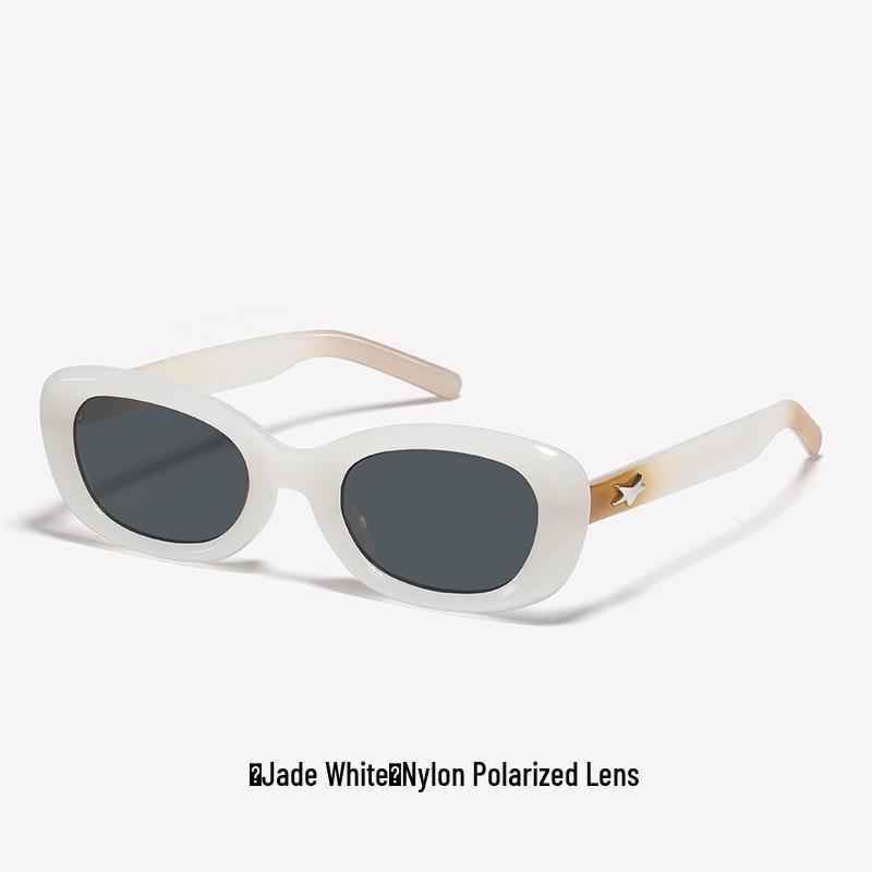 Women's Nylon Polarized Sunglasses: High-End, Face-Slimming, UV & HD Eye Protection