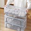 PVC Shoes Storage Bag Dustproof Waterproof Transparent Clothes Storage Box Under The Bed Large Capacity Shoes Storage Rack
