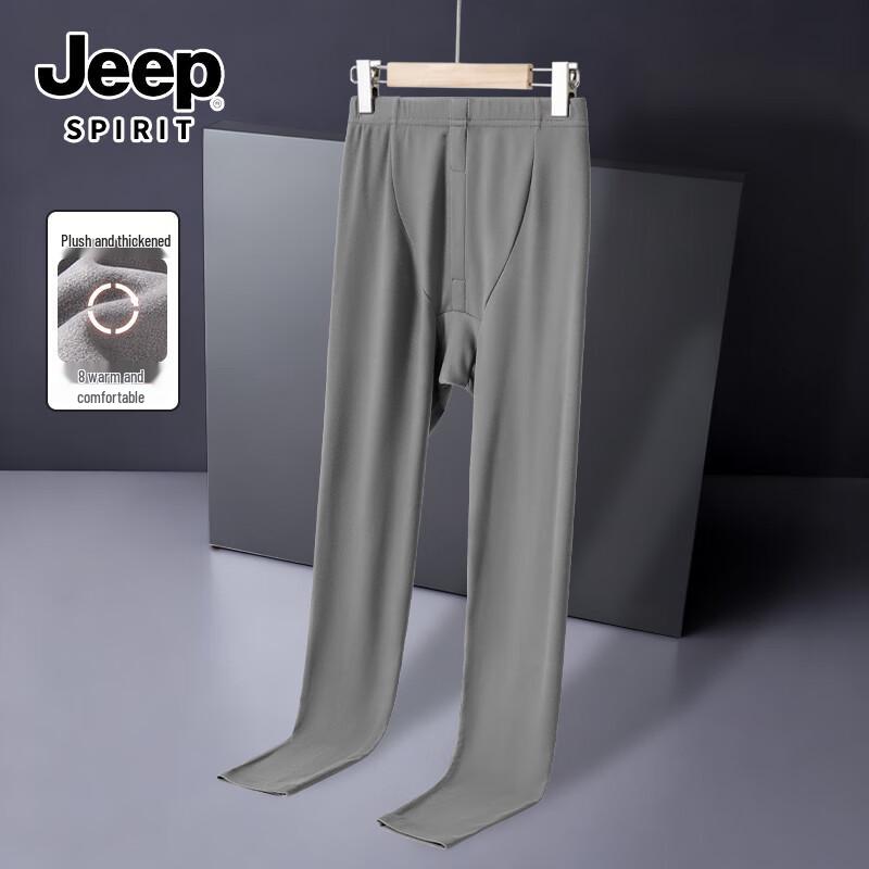 

JEEP SPIRIT Men s Thermal Double-Sided Fleece Winter Pants 5XL