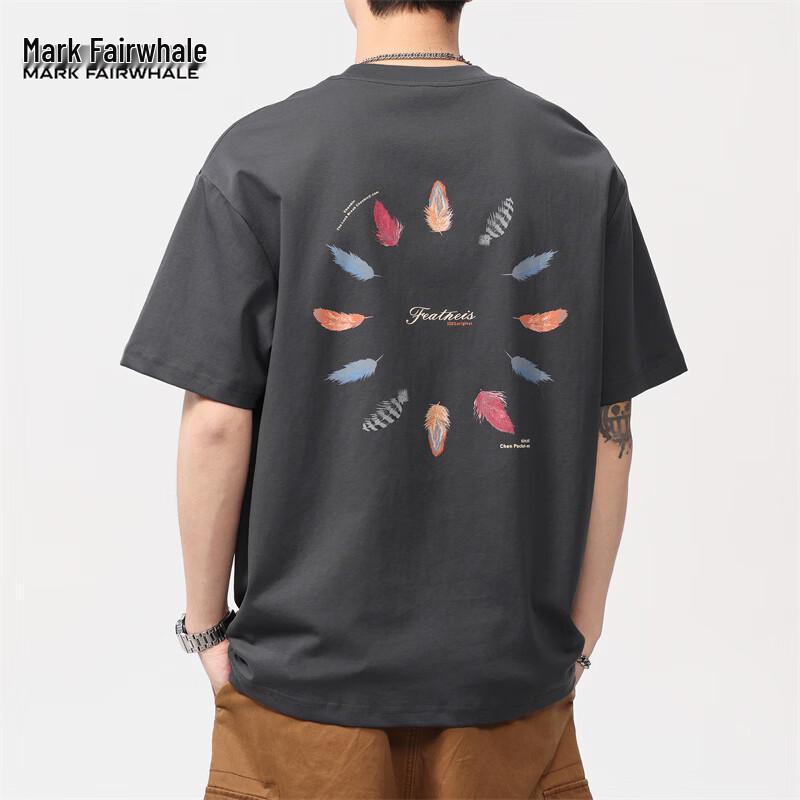 MARK FAIRWHALE Men s Graphic Print Short Sleeve T-Shirt 3XL