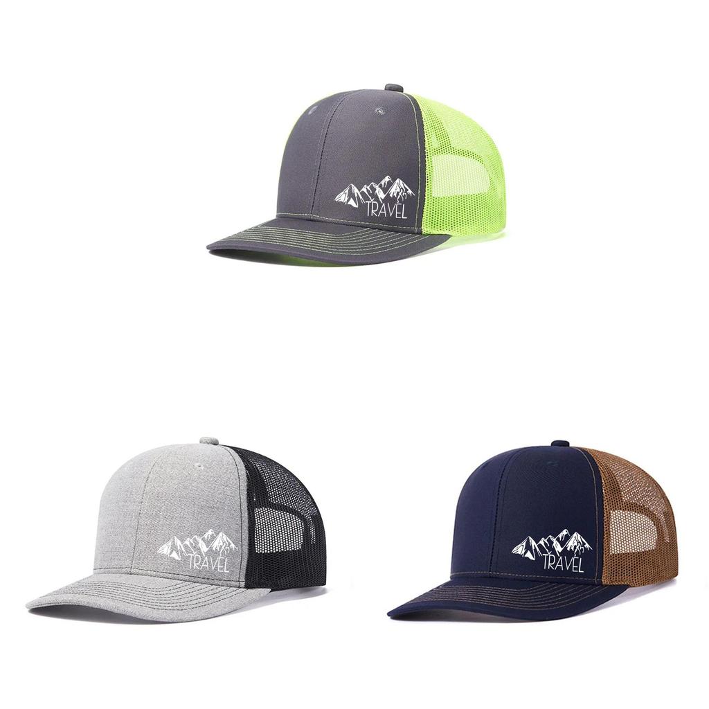 Adult Baseball Cap With Mesh Panels And Sun Protection For Casual Wear