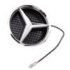 Car Front Grill Logo Light Mirror Face LED Badge Emblem Luminous Decorative Light For Mercedes Benz W205 W218 W204 W176 W212