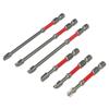 65-110mm Screwdriver Bits 6PCS Cross For Electrician FPH2 Magnetic