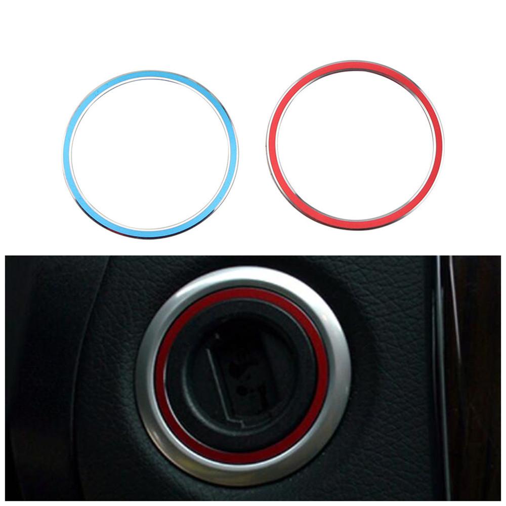 Aluminum Engine Start Car Ignition Switch Cover Ring For Mercedes Benz AMG A B C GLK ML GL CLA GLA CLS Series Car Accessories