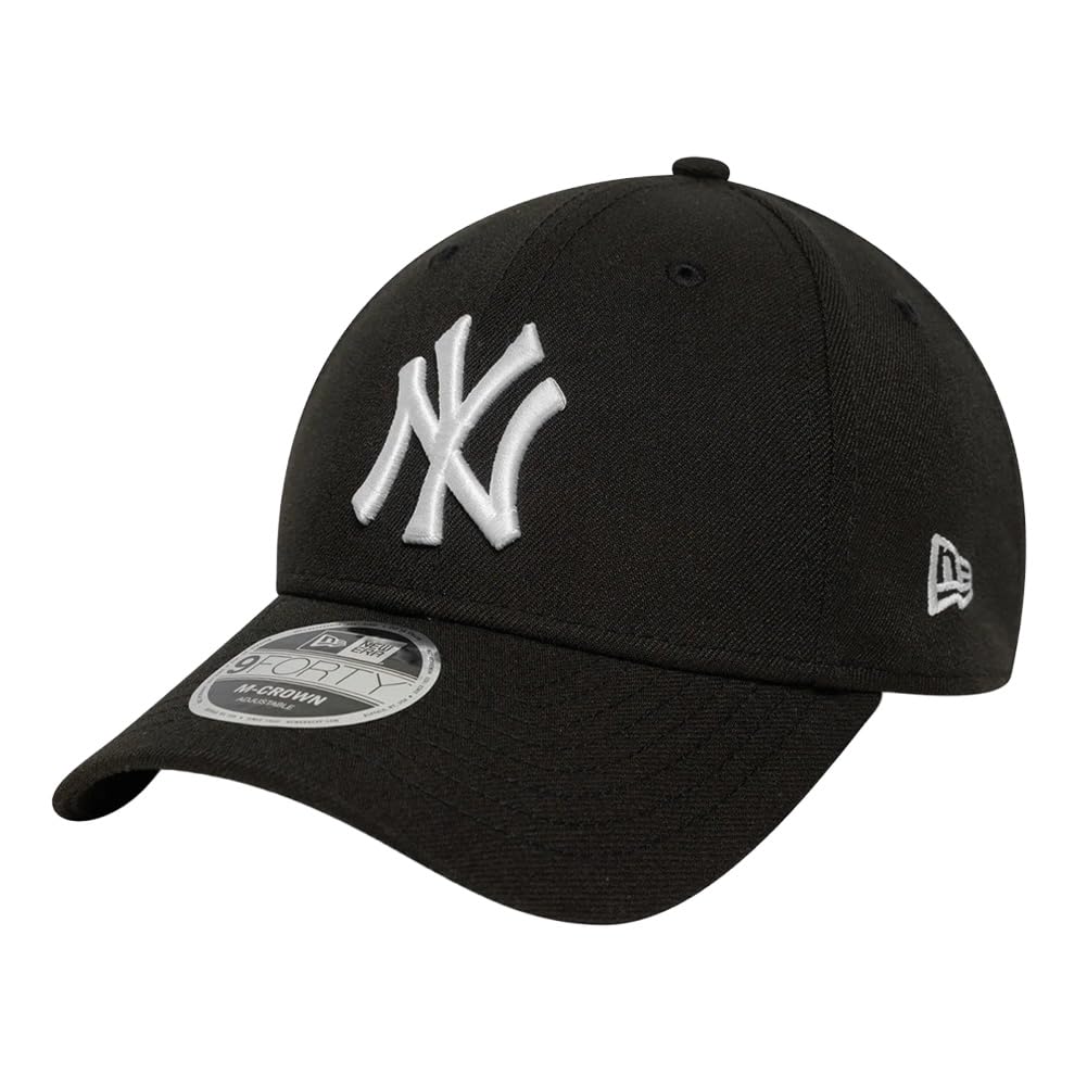 NEW ERA 9FORTY Cap MLB Embroidery NY black white M-CROWN