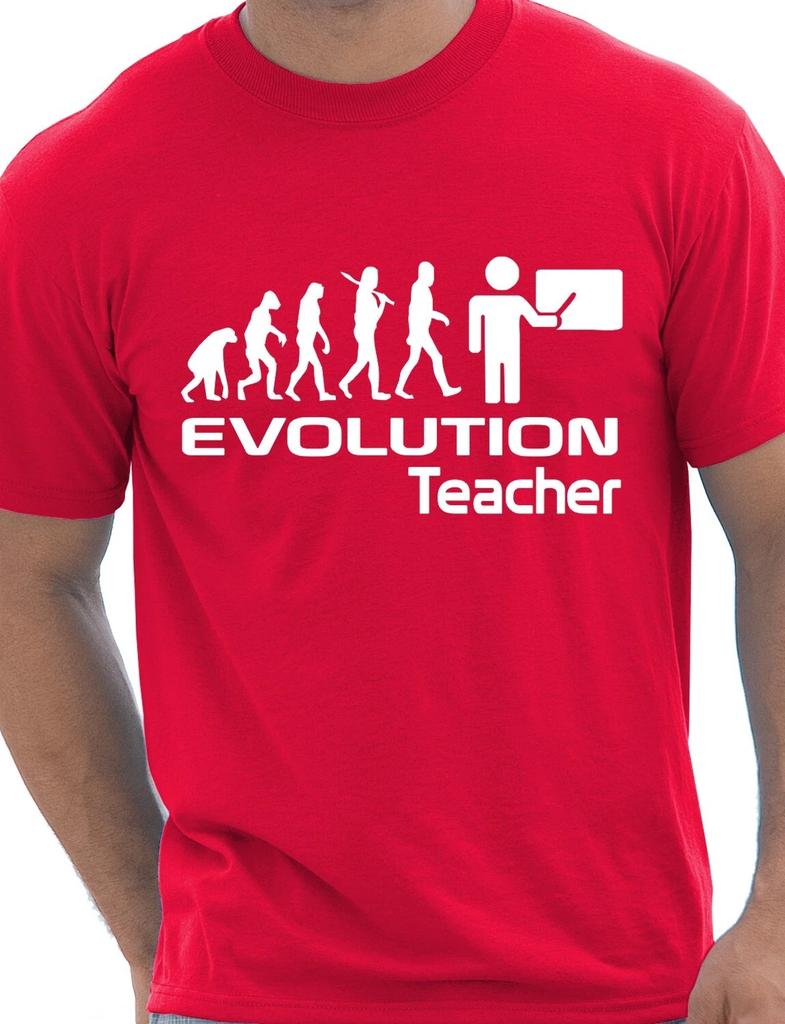 Evolution Of A Teacher Job Work Unisex T-Shirt Size S-XXL