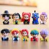 10pcs/set  Anime Kpop Demon Hunters Hunter Saja Boys High Appearance PVC Doll Boys Group Decorative Doll Christmas Gift