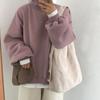 Large Capacity Corduroy Shoulder Bag Cotton Cloth Solid Color Shoulder Bag  All-match