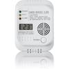 Kohlenmonoxidmelder, Batteriebetrieben, Gasmelder mit Display und Thermometer
