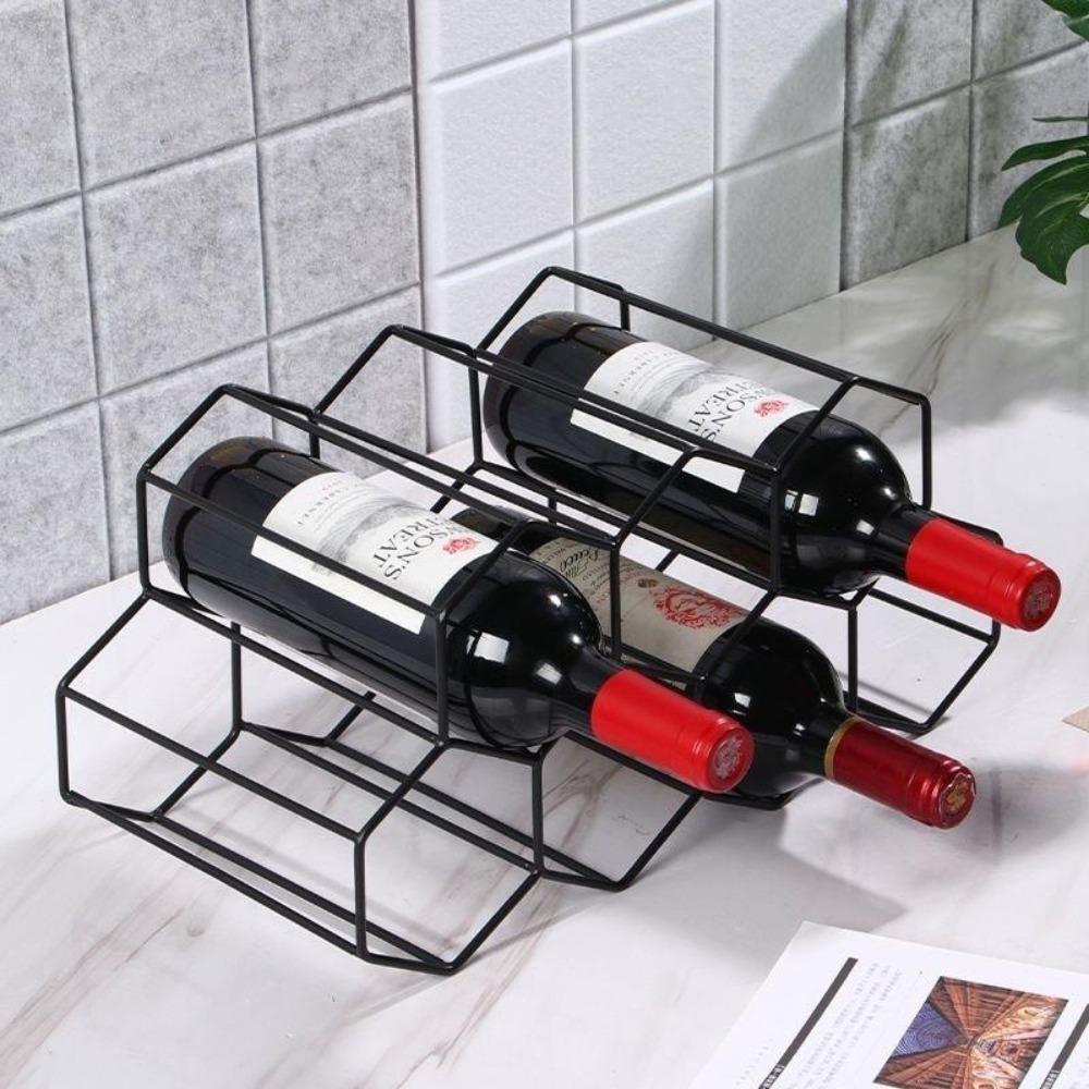Hexagon Honeycomb Space Saver Wine Storage Holder Wine Rack Wine Bottle Storage Wine Display Holder