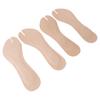 2 Pairs Flop Insoles PU Leather Flop Cushion Insoles Soft Shockproof Adhesive Flop Pads for Flat Sandals High Heels