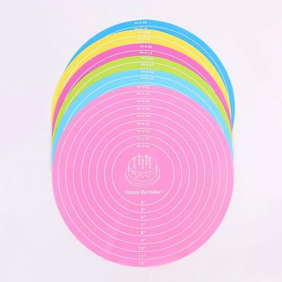 30cm Antypoślizgowa Silikonowa Mata do Pieczenia i Wyrabiania Ciasta - Mata Izolacyjna Odporna na Wysokie Temperatury