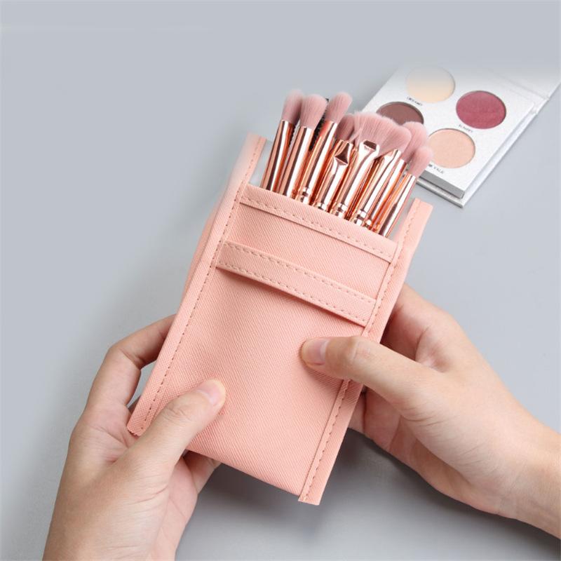 1PC Makeup Brushes Case Portable Holder Organizer Pouch Pocket Cosmetic Brush Bag Makeup Tools Bag