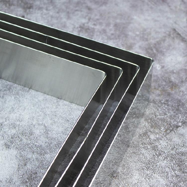 Cake Molds Rings Square Mousse Mold Stainless Steels Cake Rings  Square Cake Mold Bakewares for Home Baking Tool