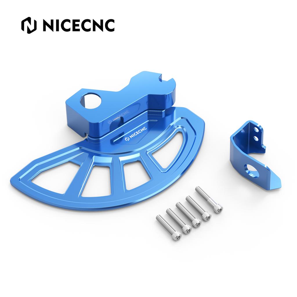 NICECNC Front Rear Brake Disc Guard Protector For Suzuki DRZ400SM DRZ 400SM DRZ400 SM 2005-2024 Aluminum Motorcycle Accessories