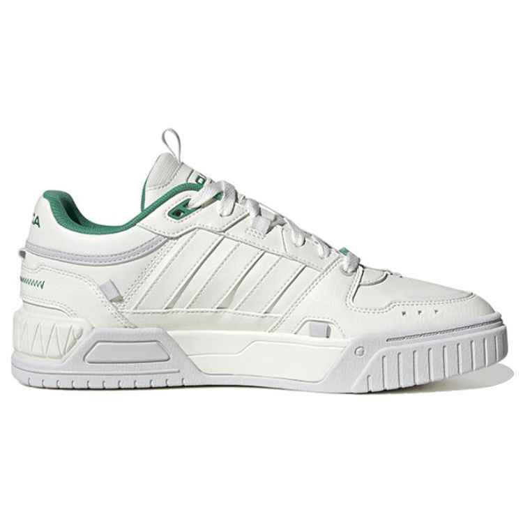 Adidas Neo D-Pad Non-Slip Wear-Resistant Low-Top Skate Shoes Unisex Sneakers White IF0053