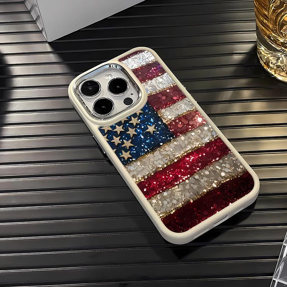 National Flag Pattern Phone Case For IPhone 15 14 13 12 11 Pro Max XR XS X 7 8 Plus Soft Square Silcone Cover Case Funda