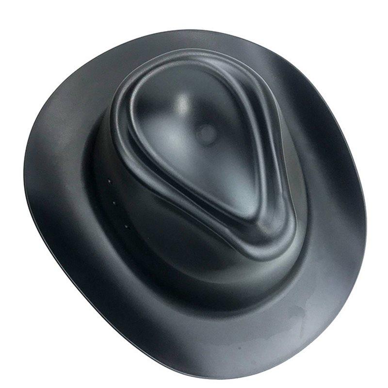 Kask ochronny Cowboy z otworem wentylacyjnym HDPE z pełnym rondem Kask ochronny do prac zewnętrznych Budowlanych Kolejowych Ratowniczych