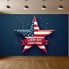 Star Decoration High Quality Party Banner Patriotic Theme Event Display for National Holiday Indoor Display Patriotic Events