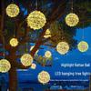 Yizhaomei Outdoor LED Rattan-Kugel Dekorationslichter